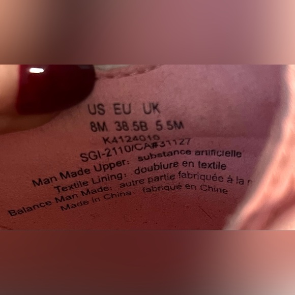 Dkny Women's Tokyo Lace-Up Zip Sneakers in White Rosewater Pink size 8. - Picture 6 of 12